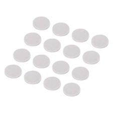 24 Pezzi Scorrevole in Feltro per Mobili, 4 cm Proteggi in Feltro Rotondo Beige
