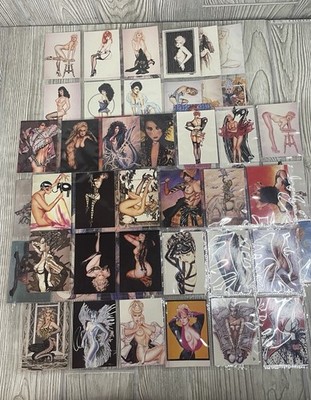 Olivia DeBerardinis Collector Cards Comic Images Pinups Betty Page 90 Card Set