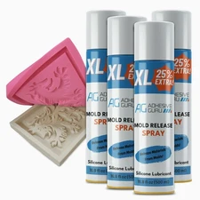 Silicone Mold Release Spray (4x16.9 fl oz / 500ml) Release Agent for Epoxy Resin