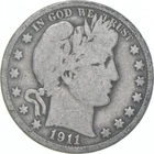 1911 Barber Half Dollar Average Circ 90% Silver *1224