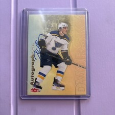 2025-26 UD FLAIR AUTOGRAPHICS Dalibor Dvorsky auto Rookie St. Louis blues
