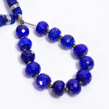 Natural Lapis Lazuli Faceted Round Beads, Loose Gemstone Lapis Gemstone E 316