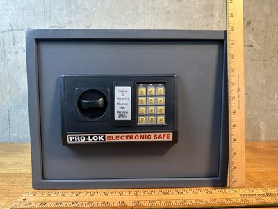 Pro-Lok Electronic Safe Digital Keypad Steel Security Box Wall Mount
