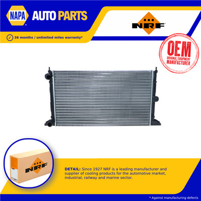 Radiator fits VW SHARAN 7M 1.9D 00 to 10 ANU NRF 7M3121253B VOLKSWAGEN Quality