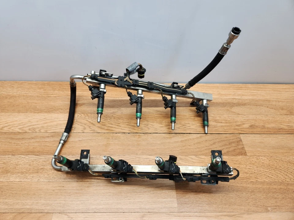 ✅ 04-06 OEM BMW E53 X5 motor N62 tubo de trilho de injeção de combustível com conjunto de injetores - Imagem 2 de 4