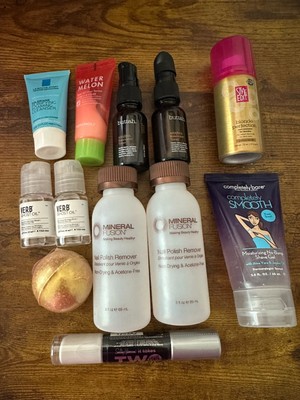 High End Premium Beauty Makeup & Skincare Mini Travel Mixed Lot (12-Piece)