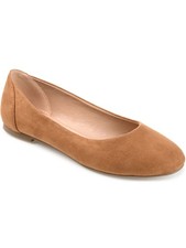 JOURNEE COLLECTION Womens Brown Kavn Round Toe Slip On Ballet Flats 10 N