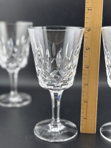 12 Gorham King Edward Blown Lead Crystal Wine Glasses 6” Discontinued Germany - Picture 5 of 9