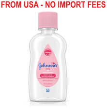Johnson's Baby Oil, Pure Mineral Oil to Prevent Moisture Loss for Newborn, Kids,