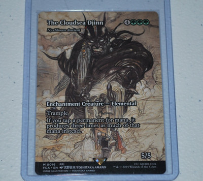 MTG - The Cloudsea Djinn - Nyxbloom Ancient - Final Fantasy: Through the Ages