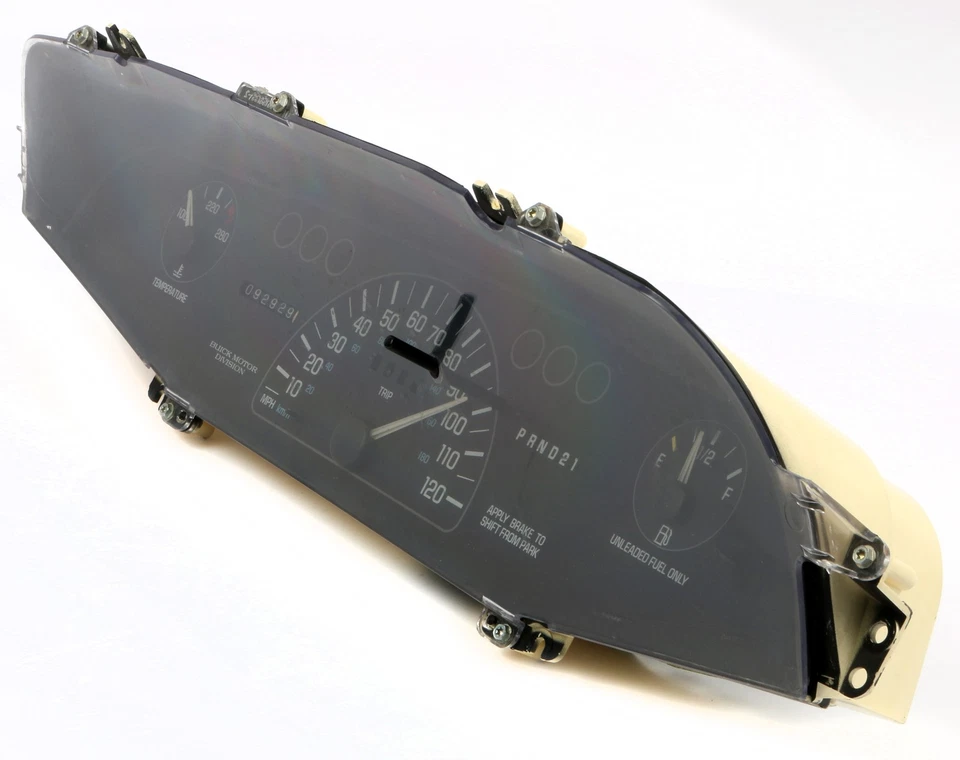 1993 Buick Skylark Single OEM Instrument Dash Cluster Speedometer 16157644 - Image 3 of 4