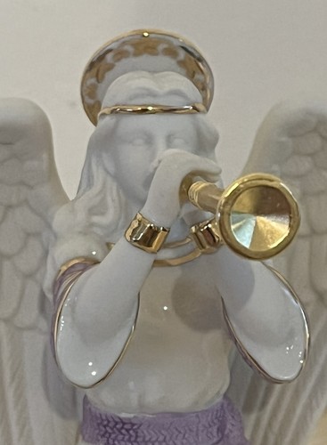 Figurine Lenox First Blessing - Ange à La Trompette Agenouillé, Scène De Nativité