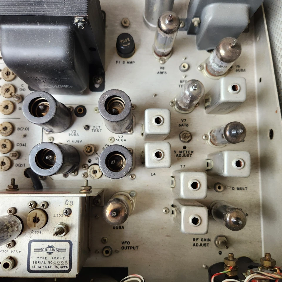 Receptor de radioaficionado Collins 75S-1 ¡muy bonito funcionando de colección! Foto 4 de 4