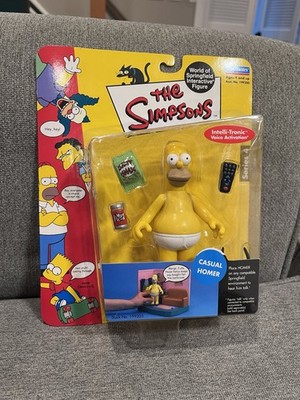 The Simpsons World Of Springfield Interactive Figure Casual Homer