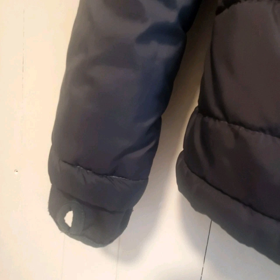 Abrigo Chaqueta New Balance Puffer Extra Grande Con Capucha Umbría Púrpura Lavanda Cremallera  Foto 4 de 4