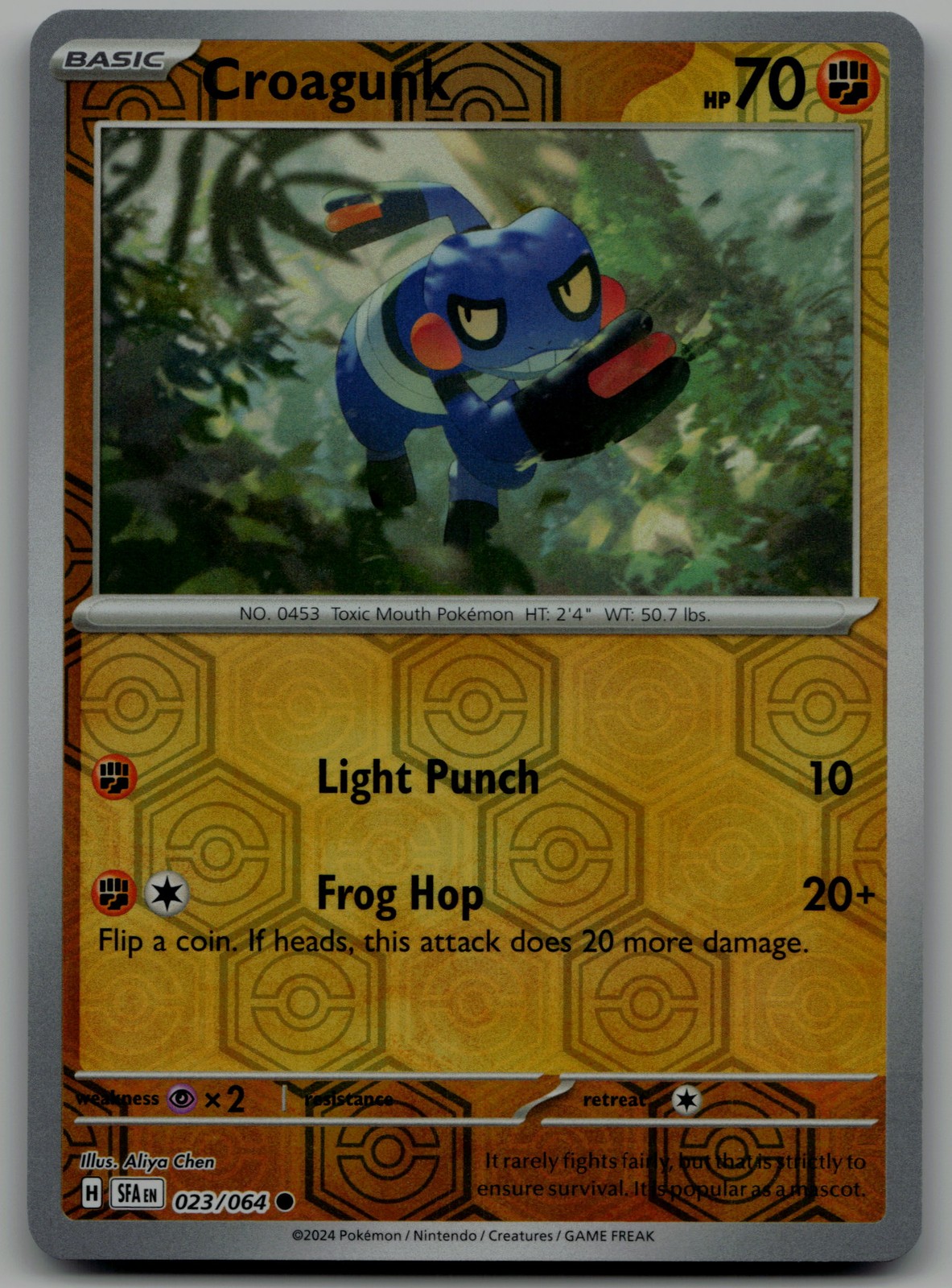 Croagunk Common SV: Shrouded Fable 023/064 NM