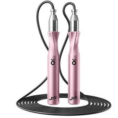 Weighted Jump Rope,Dual Bearing Smooth Rotation Speed Jump Rope, One-Button P...