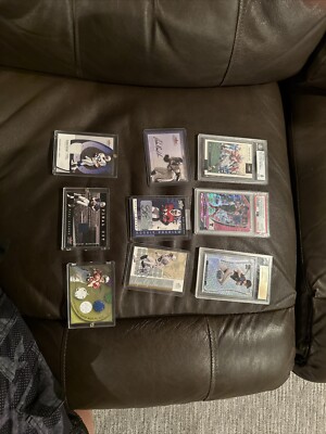 Sport Card Lot 3 graded (1/1) 3 autos (Randle, Wayne, Harrison) 3 patch cards
