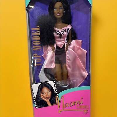 Top Model Barbie Type Naomi Campbell Doll ~ Rare Vintage Foreign