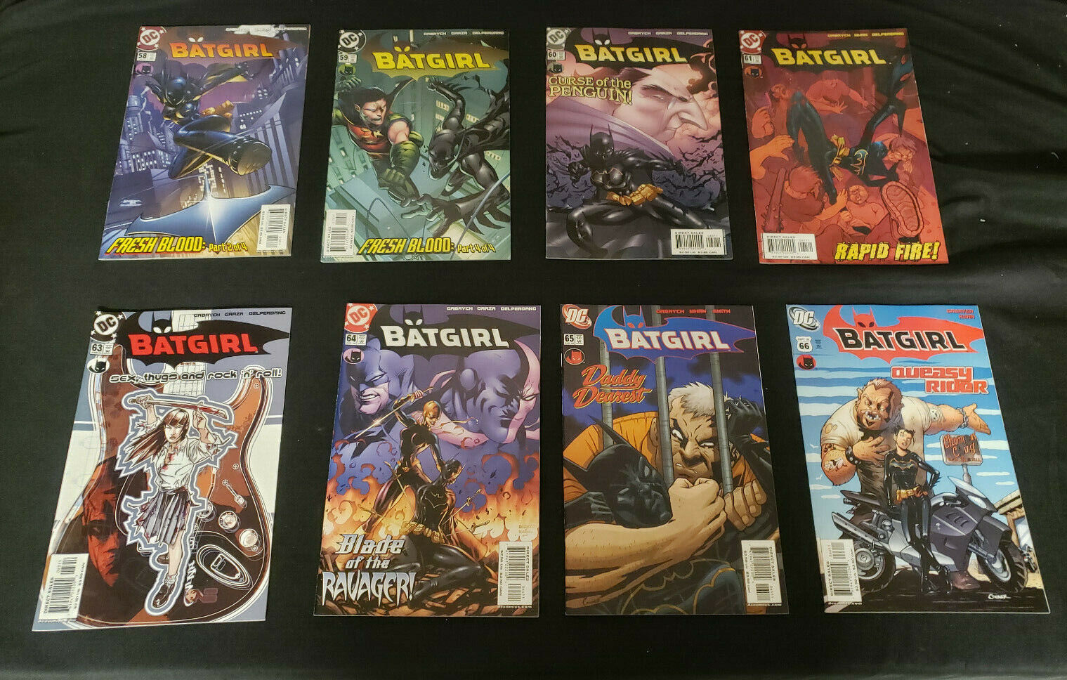 BATGIRL 8PC (VF) BLADE OF THE RAVAGER, CURSE OF THE PENGUIN, FRESH BLOOD 2005