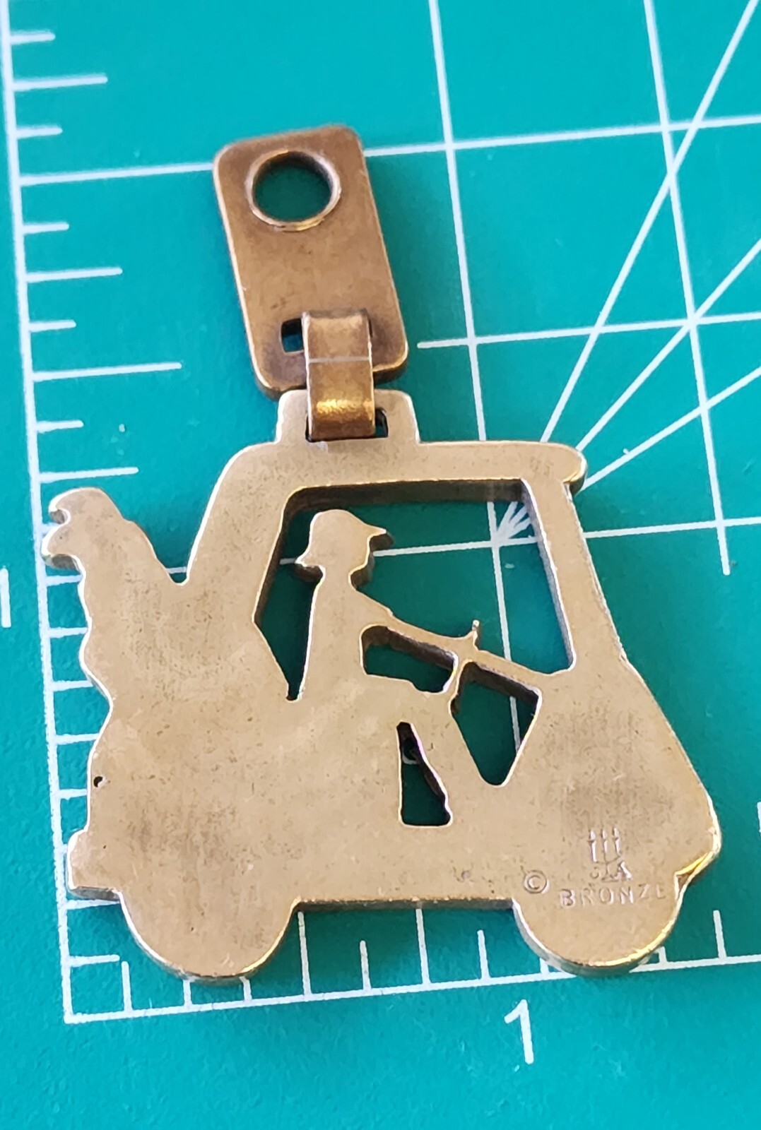 Retired James Avery RARE Bronze Golf Cart Key Fob or … Gem