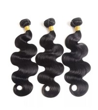 300G/3 Bundles THICK 100 Virgin Human hair Extensions Sewing Bundles Weave 22  