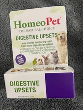 HomeoPet Digestive Upsets for Dogs Cats & Other Pets EXP 03/2026