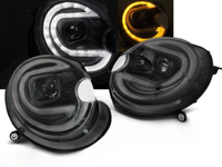 Scheinwerfer Paar Mini Cooper 06-14 Daylight Led Lti Schwarz
