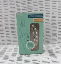Womens Wristlet Phone Strap Pearl NEW
