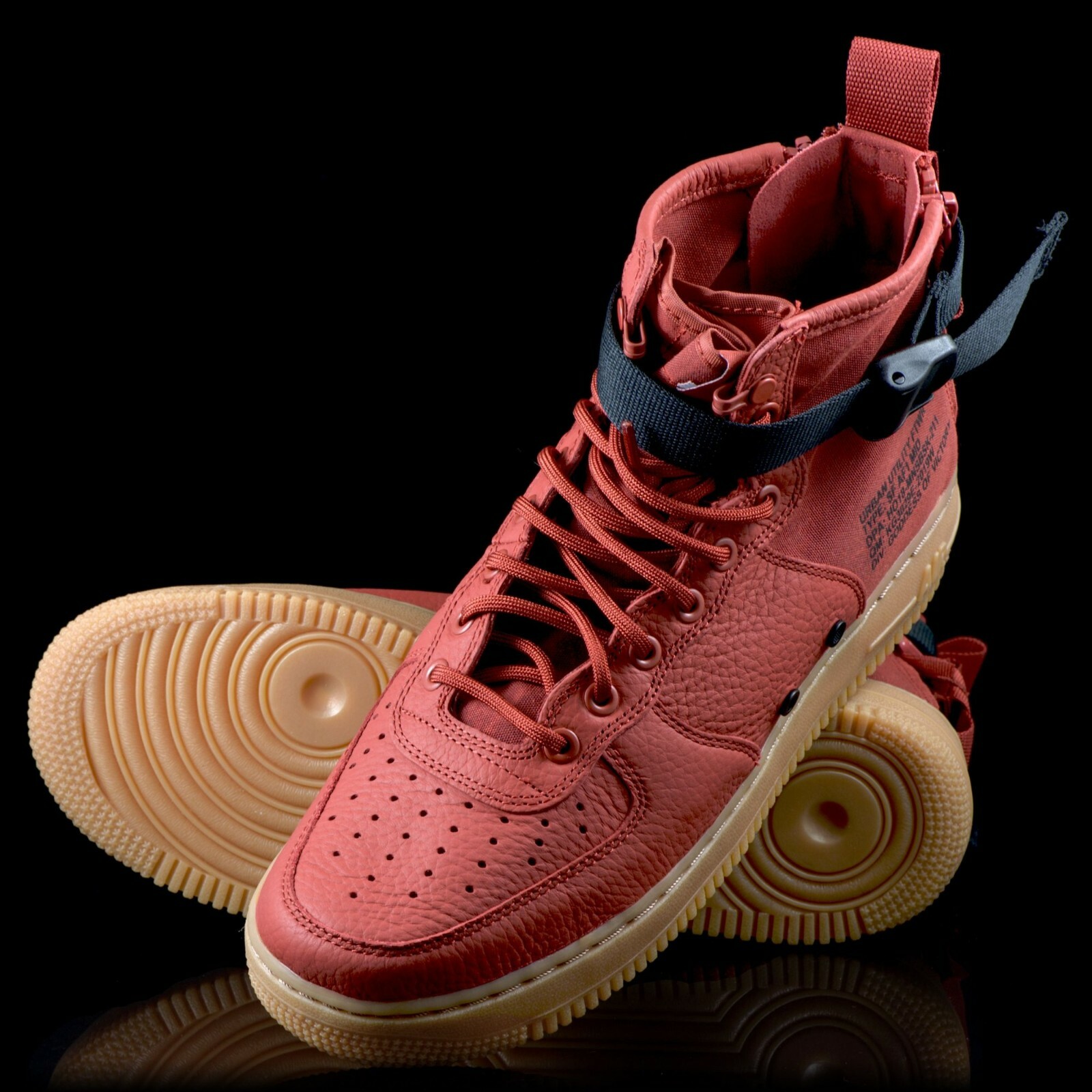 nike sf air force 1 mid dune red