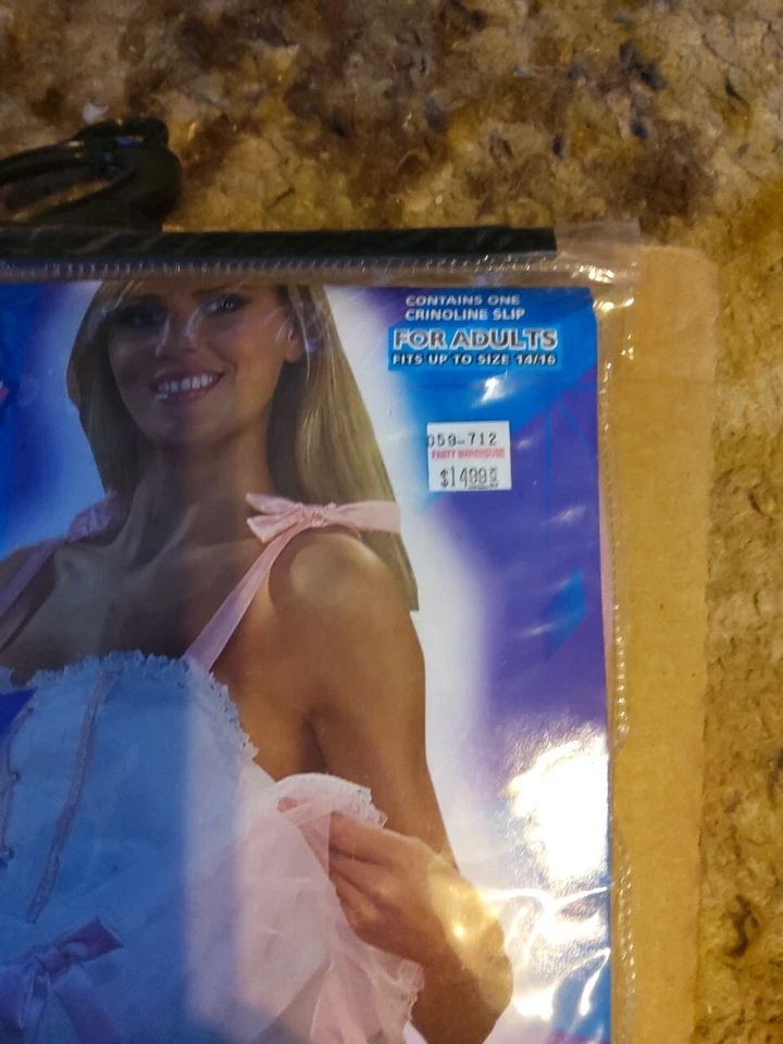 Falda Crinolina Enagua Sin Mangas Vestir Halloween Disfraz Accesorio Rosa Foto 2 de 3