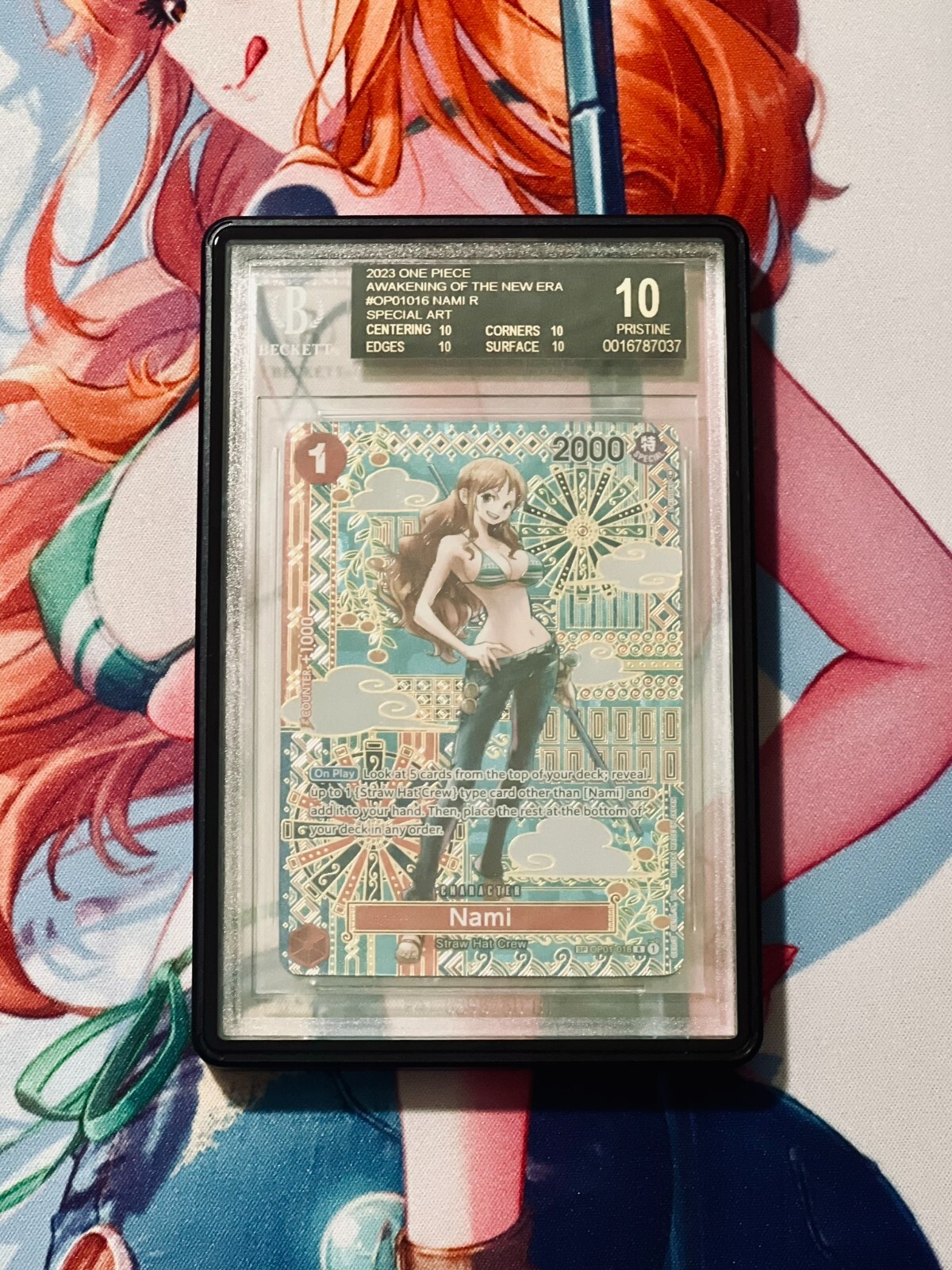 BGS10 ナミ SP ブラックラベルワンピースOP01-016