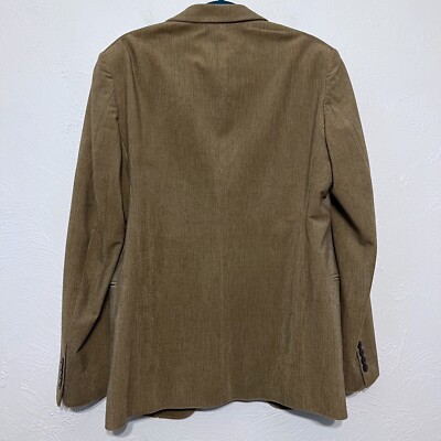 ARMANI COLLEZIONI Blazer Mens 40R Corduroy Jacket Two Button Sport