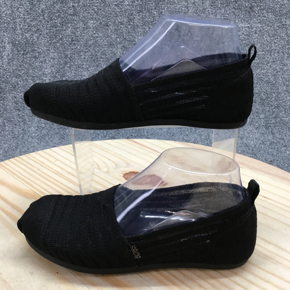 Chinelo Skechers BOBS Feminino 6 Preto Pelúcia Golden Hour Casual Conforto - Imagem 2 de 4