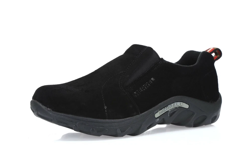 Sapatos mocs infantis MERRELL camurça preta selva tamanho. 5 EU36 NOVO! - Imagem 2 de 4