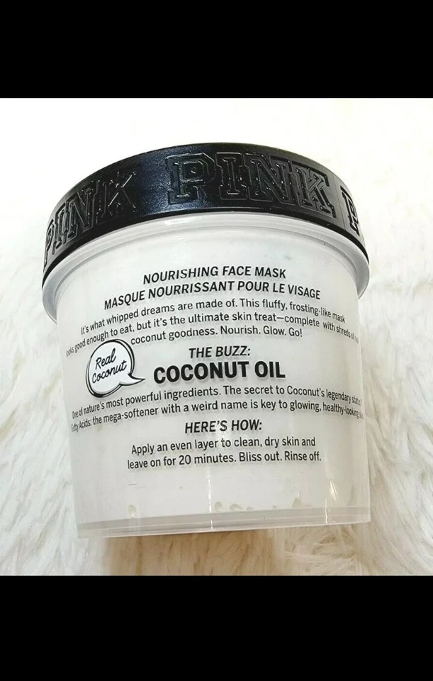 Victoria's Secret PINK COCO WHIP NUTRITIVA Mascarilla ACEITE DE COCO 6.5 OZ NUEVO Foto 3 de 4