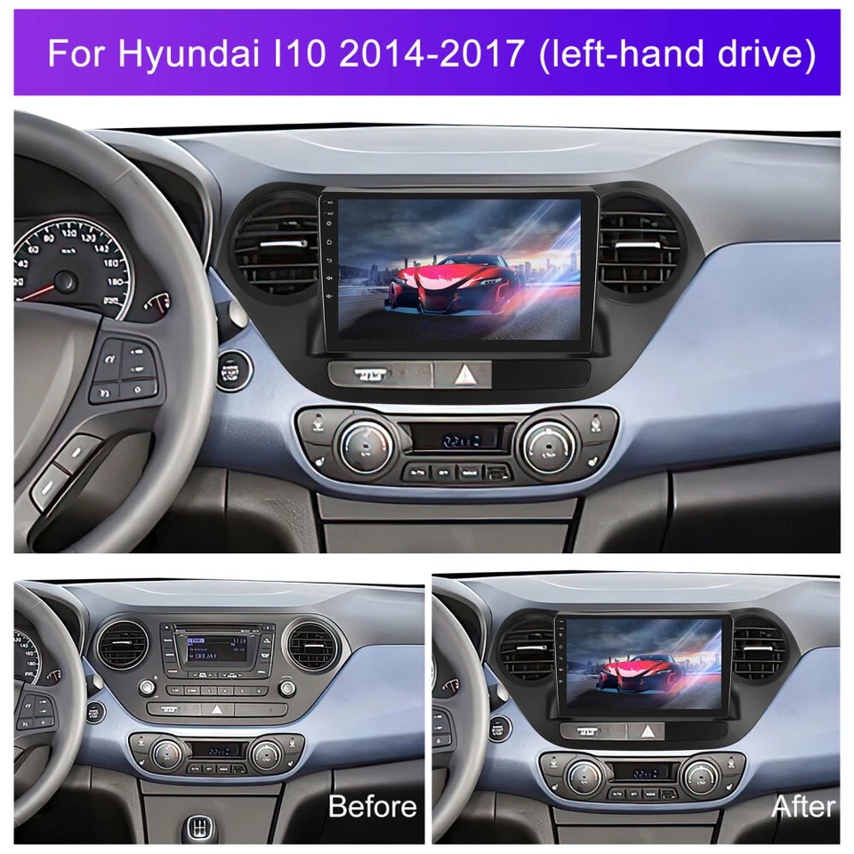 64G Carplay Android 15 Autoradio GPS SAT Navi Für Hyundai i10 II IA/BA 2013-2019 - Bild 3 von 4