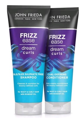 DOPPELPACK John Frieda FRIZZ ease Dream Curls Shampoo UND Conditioner 250ml   