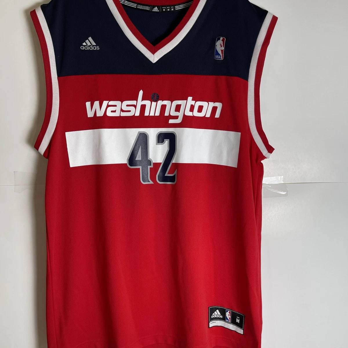 Adidas NBA Washington Wizards Jersey Nene Hilario 42 Red Men s Size Medium