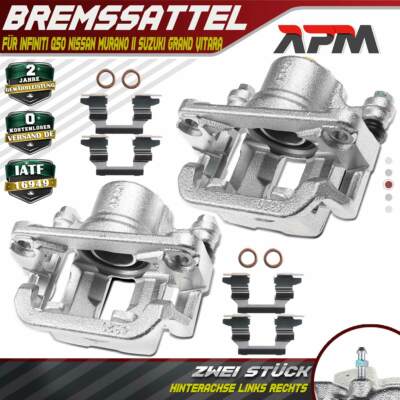 Bremssattel mit Halter Hinten L+R 43mm für Infiniti M Q50 Nissan Murano 2 Suzuki