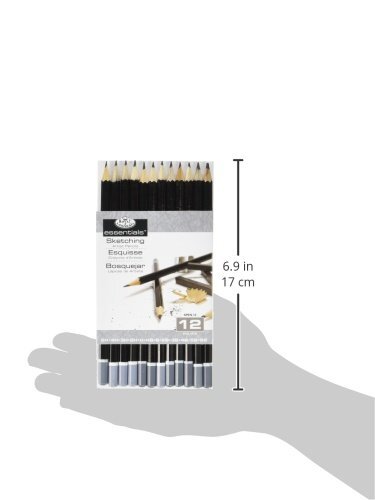 Royal & Langnickel SPEN-12 Essentials Sketching Pencil Set, 12-Piece