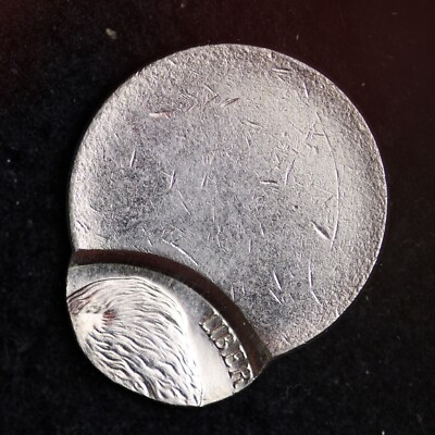 Jefferson Nickel GEM BU OFF CENTER O/C ERROR RARE B696 KY