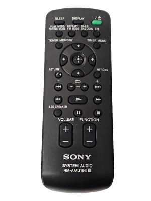 Neu Original Sony RM-AMU166 GTK-X1BT Audio HIFI-Fernbedienung