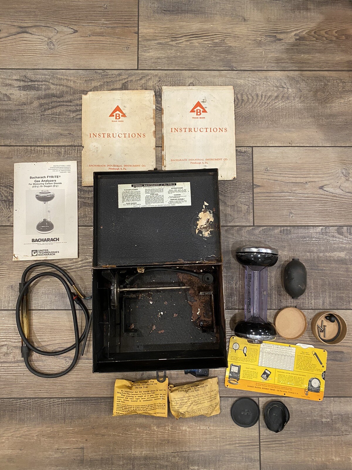 Bacharach Fyrite Co2 Gas Analyzer Kit eBay