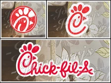 Chick Fil A Logo Custom Vinyl Sticker Decal fan tumbler laptop fast food