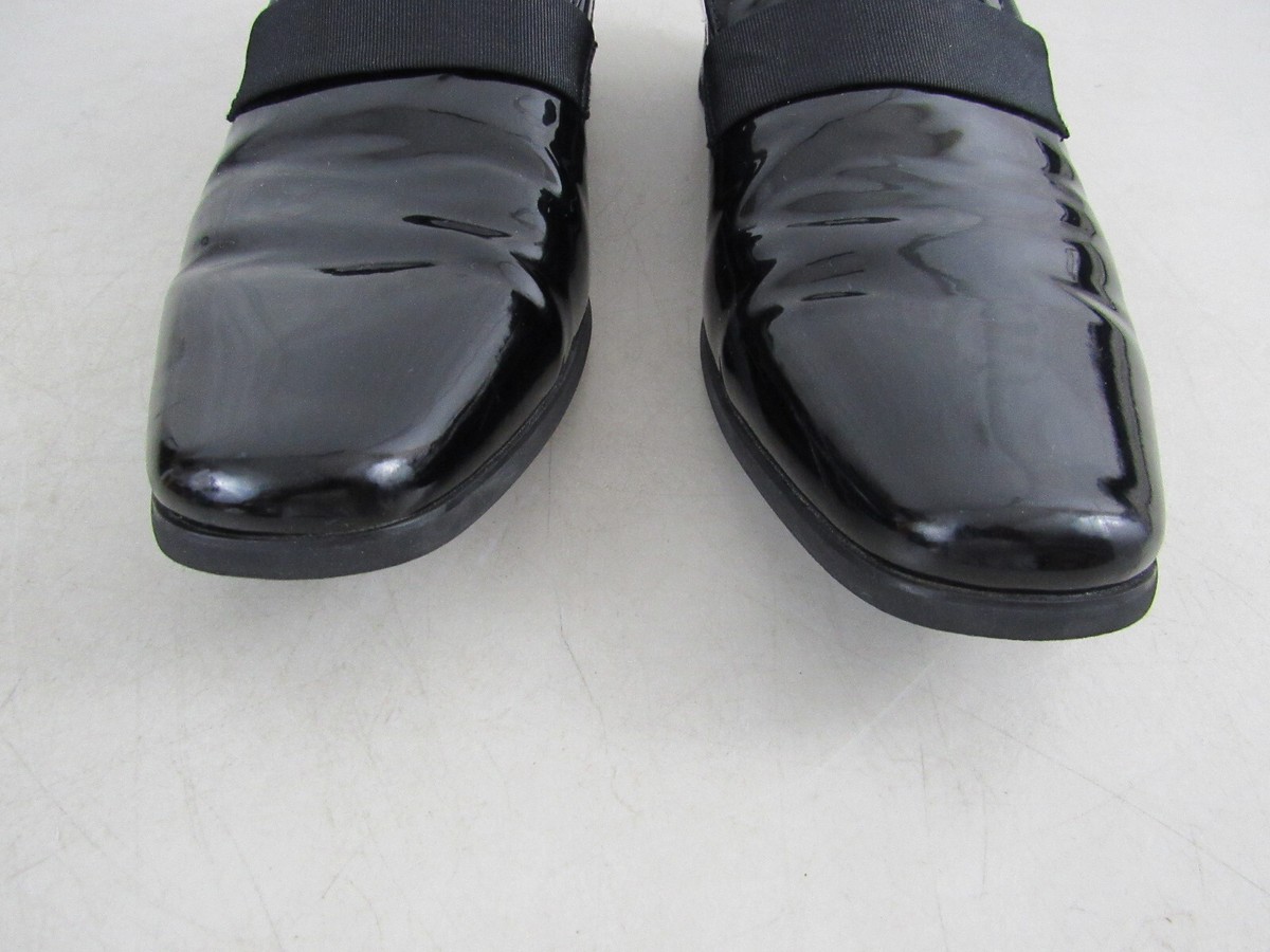 NWT Calvin Klein Bernard Black Patent Loafers Calvin Klein Men main image 2
