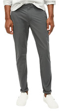 EX BRAND NEW W/ DEFECT J.CREW FLEX SLIM FIT TECH CHINO TROUSER W36 L30 RRP £100