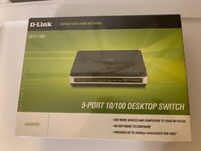 New D-Link Desktop DES-1105 5 Port 10/100 Fas...