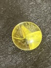 Vintage Marble Yellow Egg Yolk 4 Four Vane Cateye Unique Flow Collectible Toys — photo 5