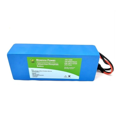 Bioenno Power BLF-1212A 12V 12Ah LFP LiFePO4 Battery - 20A Max Discharge